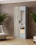 Шкаф Ларс 0,8 с зеркалом (МБ3)