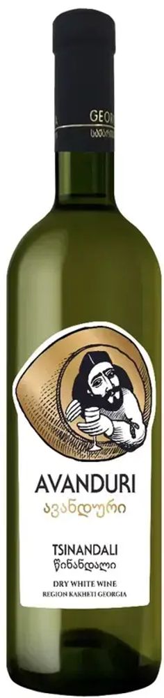 Вино Авандури Цинандали сух бел 0,75 11,5% ООО Империя Грузинских Вин Грузия