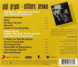 Gigi Gryce, Clifford Brown / Jazz Time Paris (CD)