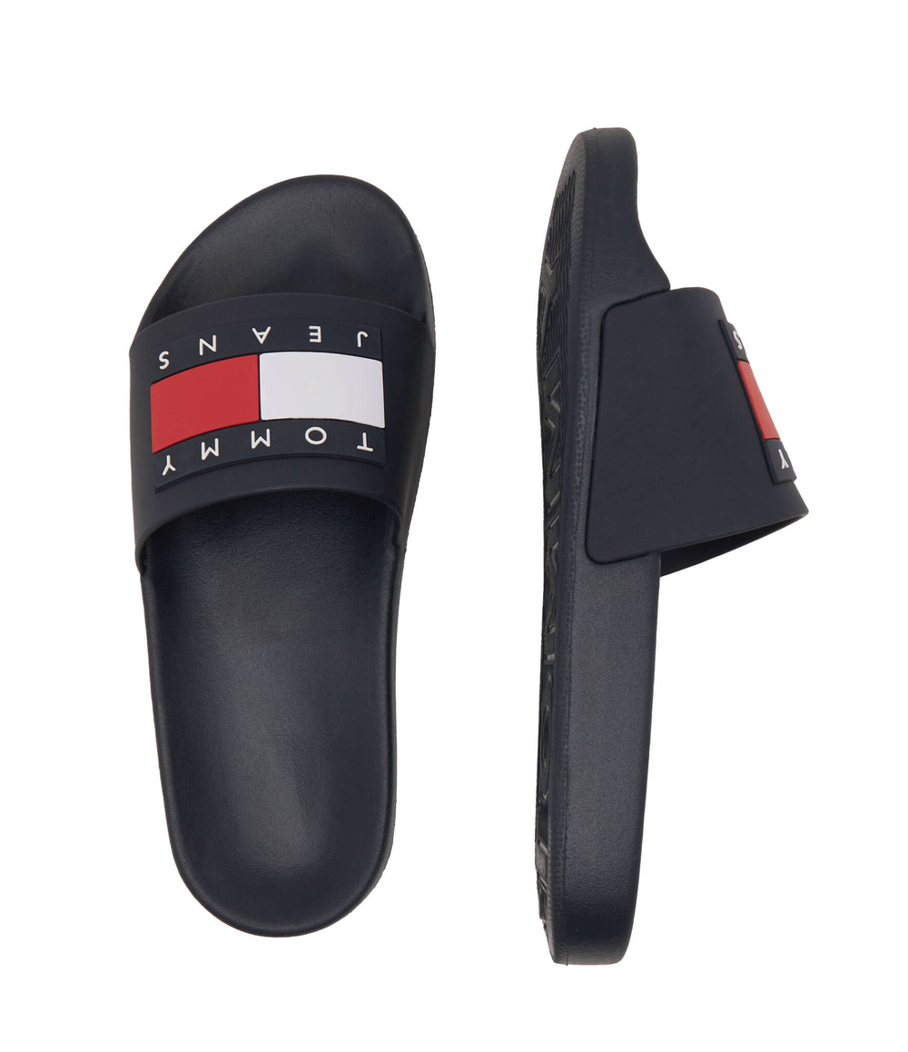 Шлепанцы TOMMY JEANS FLAG POOL SLD ESS Tommy Jeans - темно-синий(EN0EN02115)