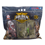 Пластмассовая игрушка "Большой солдат набор" упакет пвх.пакет