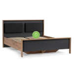 Кровать Woodville Тхан 180х200 дуб крафт золотой, антрацит