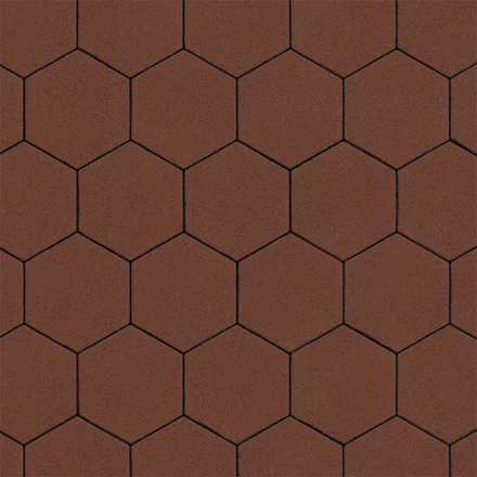 Тротуарная плитка СОТЫ - Стандарт Красный