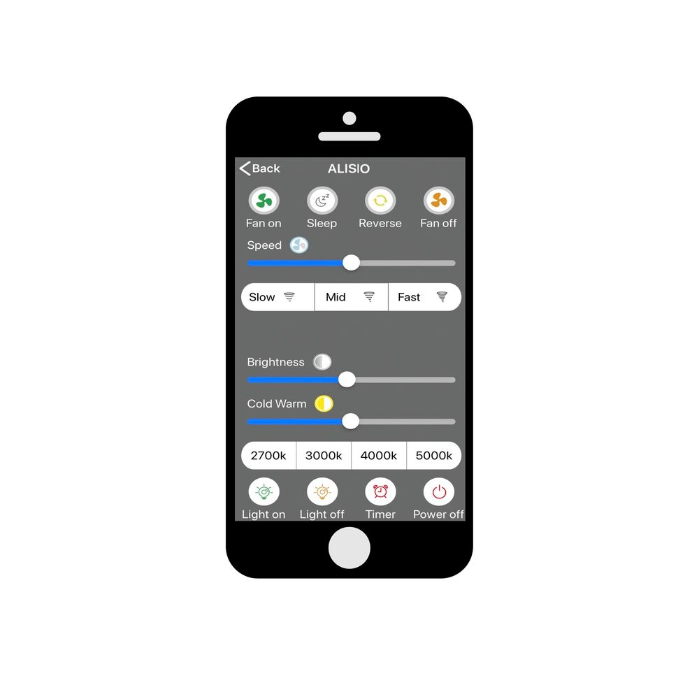 6705 Люстра потолочная-вентилятор ALISIO
