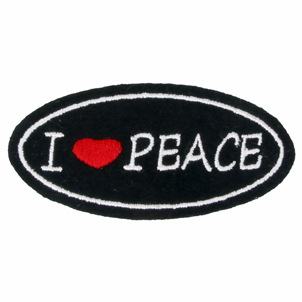 Нашивка I love peace