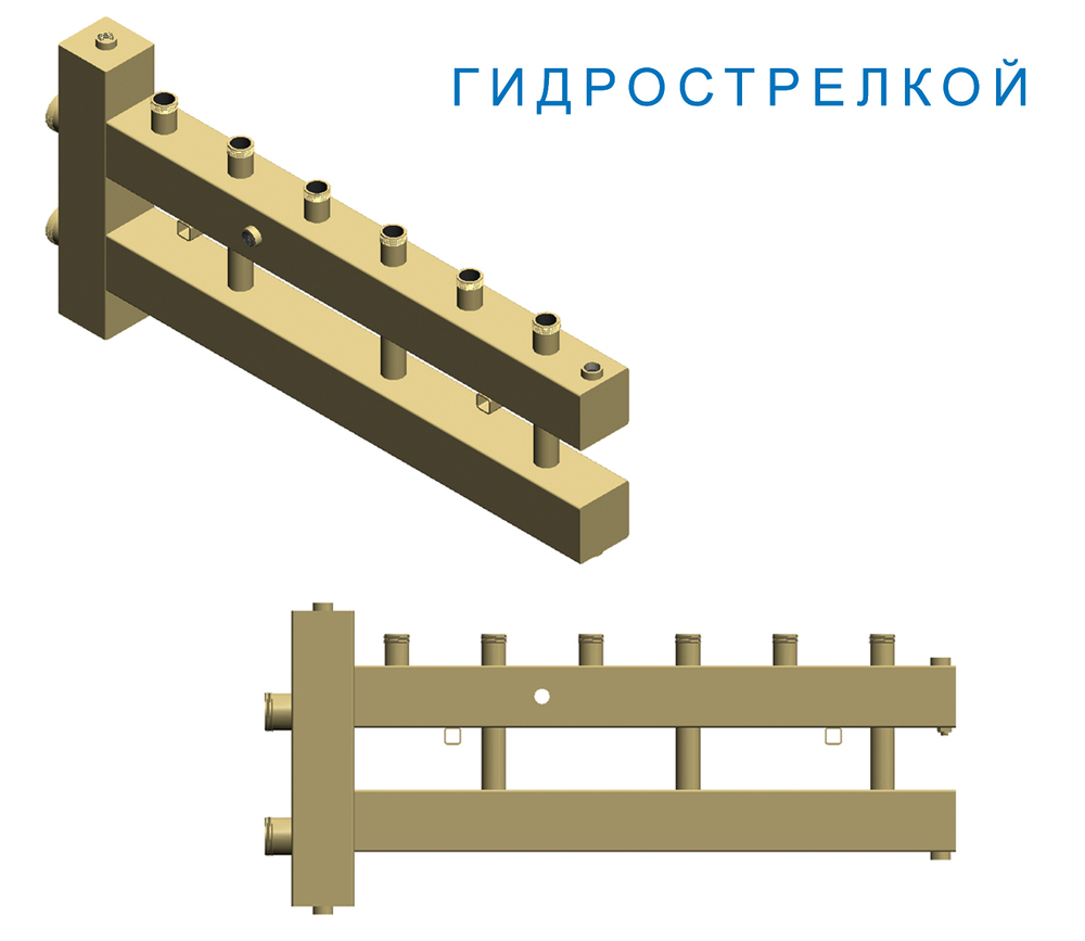Коллектор котельной разводки