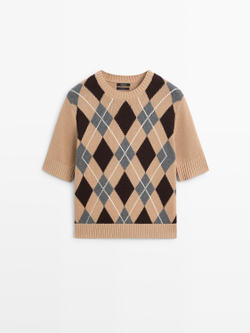 Massimo Dutti Трикотажный свитер, цвет верблюжьей шерсти