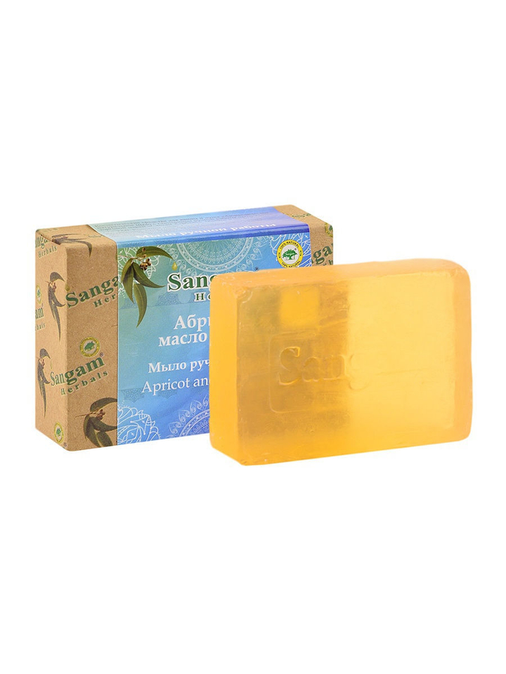 Мыло Sangam Herbals с глицерином Абрикос и масло Кокума 100 г