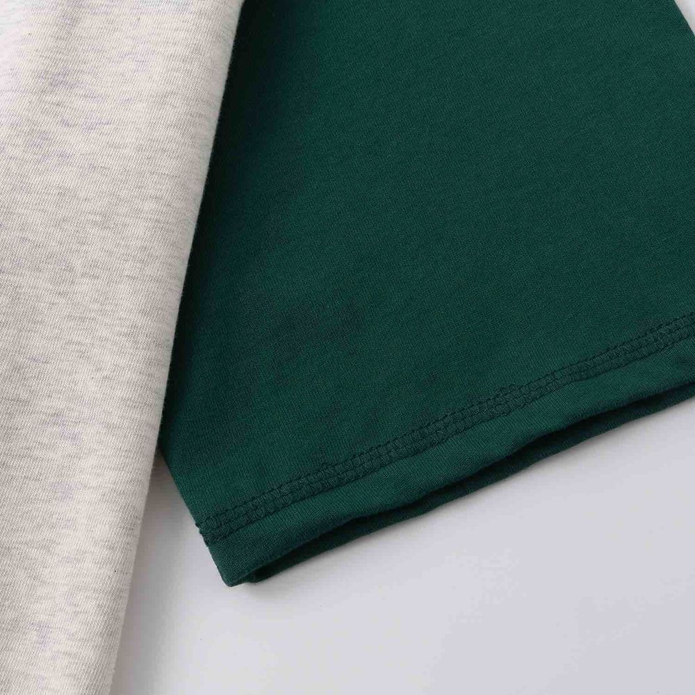 Футболка Ymkashix City серая/зеленая