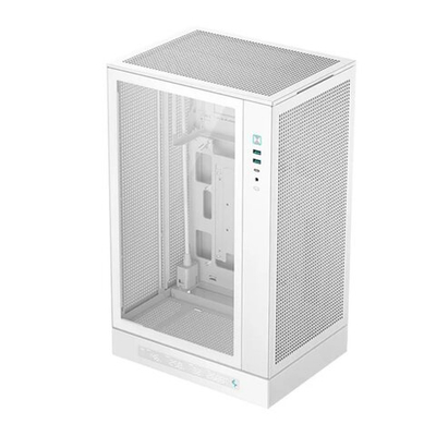 Корпус Deepcool CH270 DIGITAL WH без БП, белый, mATX/m-ITX