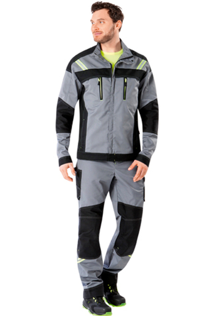 Полукомбинезон УРАН цв. cер-чер. тк.Labor