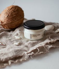 №68 Кокосовая вода, ароматическая свеча Library, Nomkamo