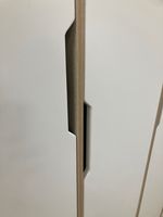 Шкаф 3-х дверный Квадро дуб сонома/белый