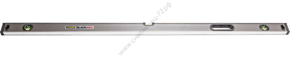 STAYER BLACKMAX, 1500 мм, коробчатый, усиленный профиль с ручками, уровень, Professional (3475-150)