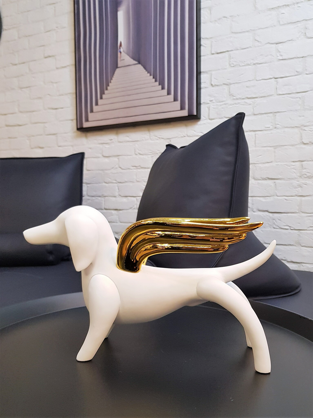 Статуэтка Angel dog white