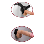 Телесный реалистичный вибратор-гигант 27,5см на присоске PipeDream Real Feel Deluxe #7 Wallbanger Realistic Vibrating Dong Flesh 1517-21