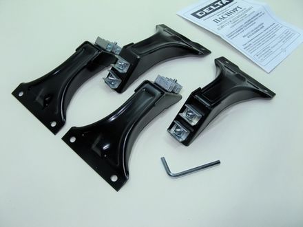 Багажник Дельта аэро на Калина, Гранта, Датсун прямоугольные дуги 120 см.