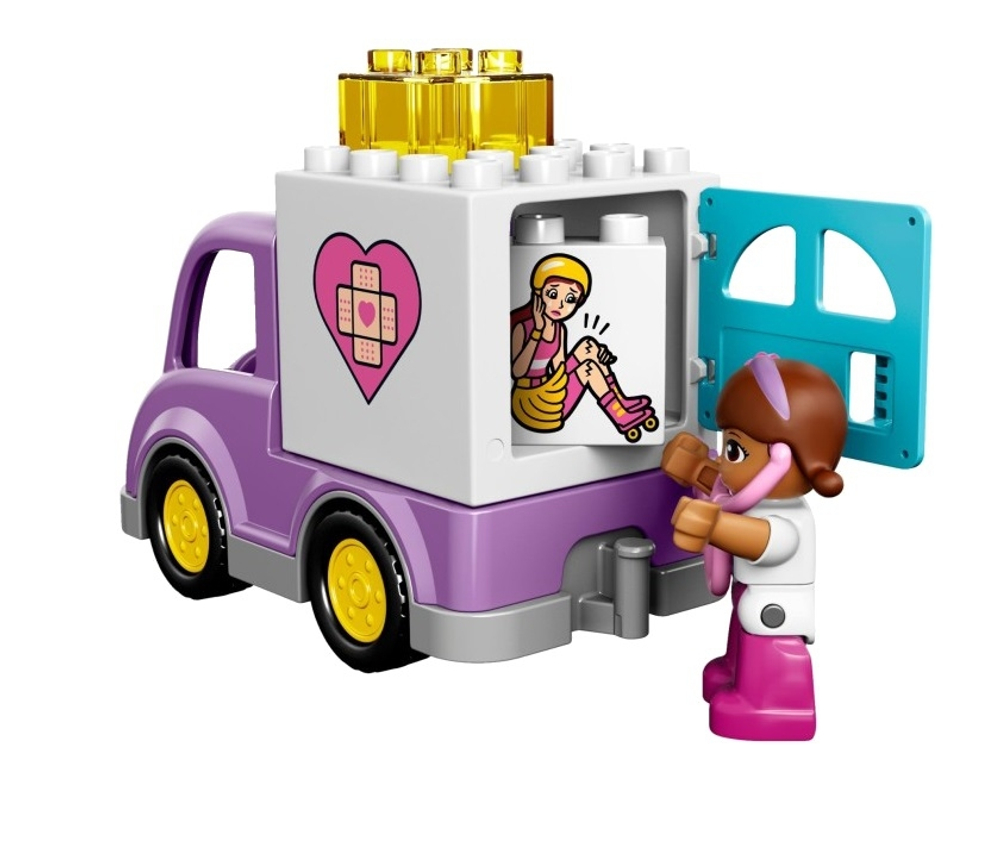 LEGO Duplo: Скорая помощь Доктора Плюшевой 10605 — Doc McStuffins Rosie the Ambulance — Лего Дупло