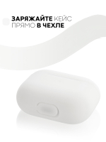 Чехол КАРТОФАН для Apple AirPods 3 оптом (арт. AIRP3-SLIM-SILICON-WHITE)