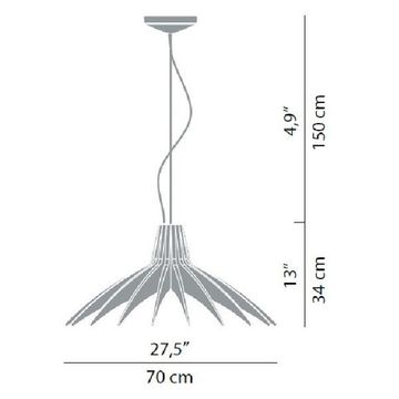 replica Luceplan Agave pendant lamp