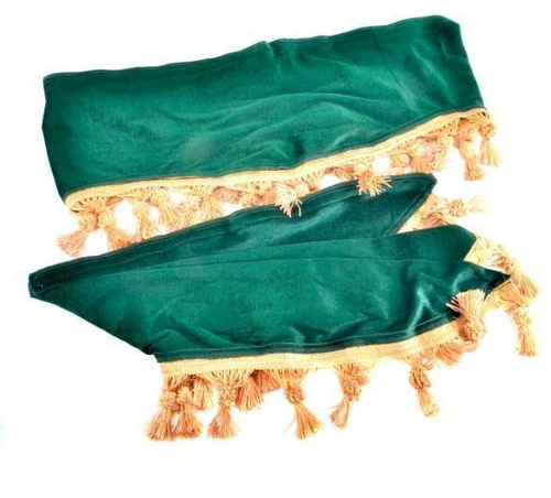 Шторка ламбрекен 140 см/46 х 60 см зеленая Skyway