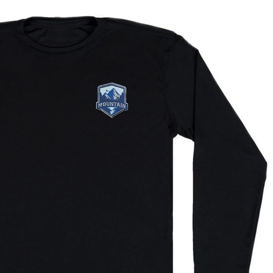 Нашивка термоаппликация на одежду и  на рюкзак. Mountain. Горы. Путешествия