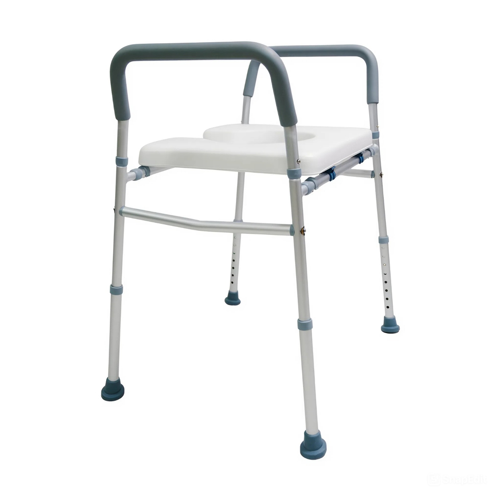 Насадка на унитаз с поручнями Mega 705 Мега-Оптим