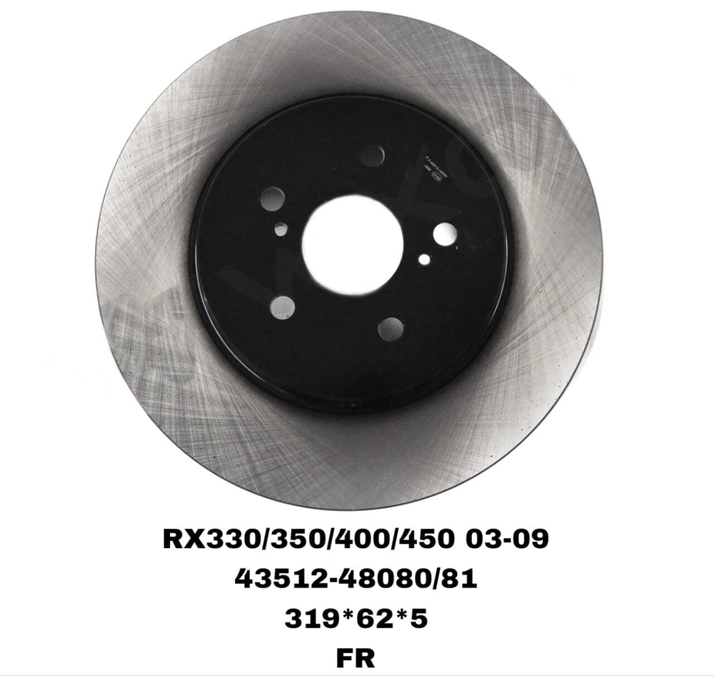 ТОРМОЗНЫЕ ДИСКИ LEXUS RX330,RX350 MCU33,GSU35 2003-2008 FR