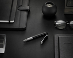 Перьевая ручка Parker "Ingenuity Black CT" перо: F, цвет чернил: blue/black, в подарочной упаковке.