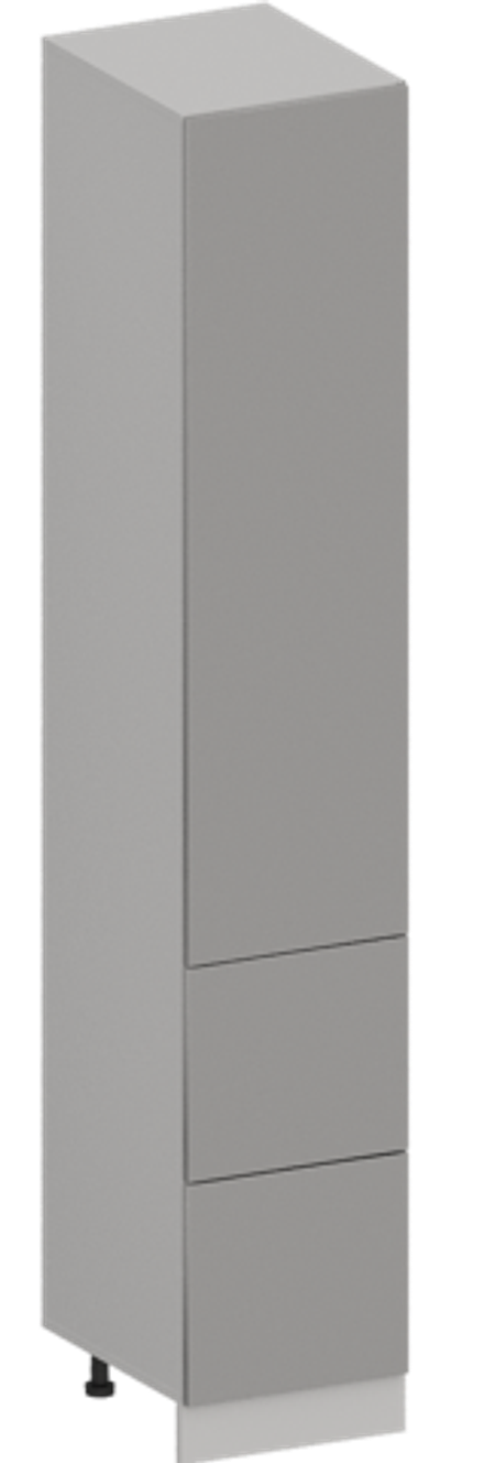 Кухня Модуль ШП2Я 400 Белый / Лайт Грей