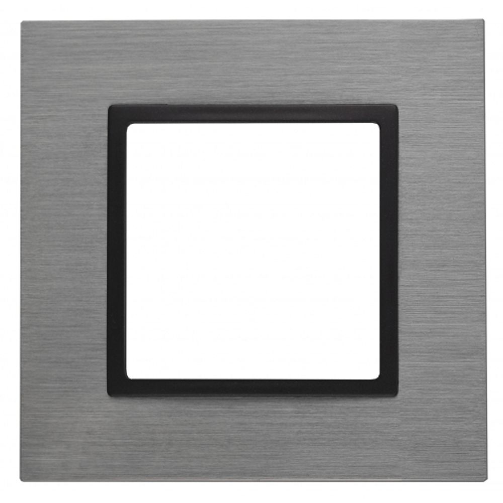 14-5201-42 ЭРА Рамка на 1 пост, металл, Эра Elegance, титан+антр