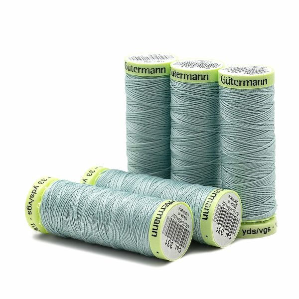 Нитки отделочные Gutermann Top Stitch 30 (30 метров), 5 кат. | 331 пыльно серо-бирюзовый