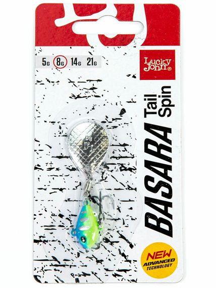 Тейл-спиннер Lucky John BASARA TAIL SPIN 08.0г 009 в блистере