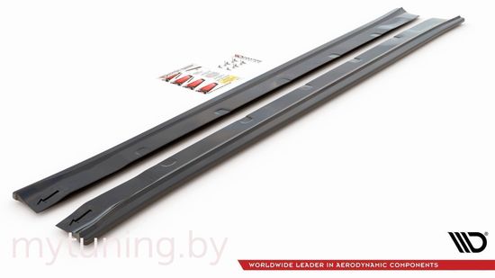 Сплиттеры накладок на пороги для TESLA Model S (16-...)