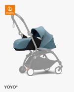 Коляска Stokke YOYO3 Newborn Pack рама чёрная Black 2 в 1 Aqua
