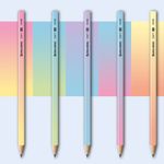 Карандаш чернографитный BRAUBERG "SOFT PASTEL", 1 шт., HB, корпус ассорти, 181768