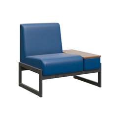 Module Диван одномест. столик унив. MD.D1-ST1 Oregon 03/Орех Гварнери/Металл Черный 980*700*800