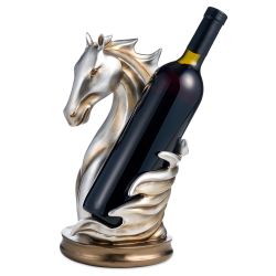 ПОДСТАВКА ПОД БУТЫЛКУ "ЛОШАДЬ" 19,5*16*29,8 СМ