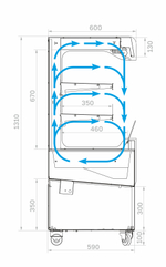 Холодильная витрина Carboma VIVARA FC14-06 VM 0,6-2 0430