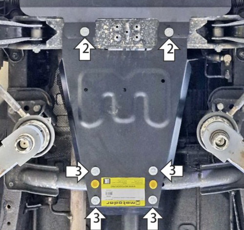 Защита кпп для Sollers SF1 MOTODOR.78704