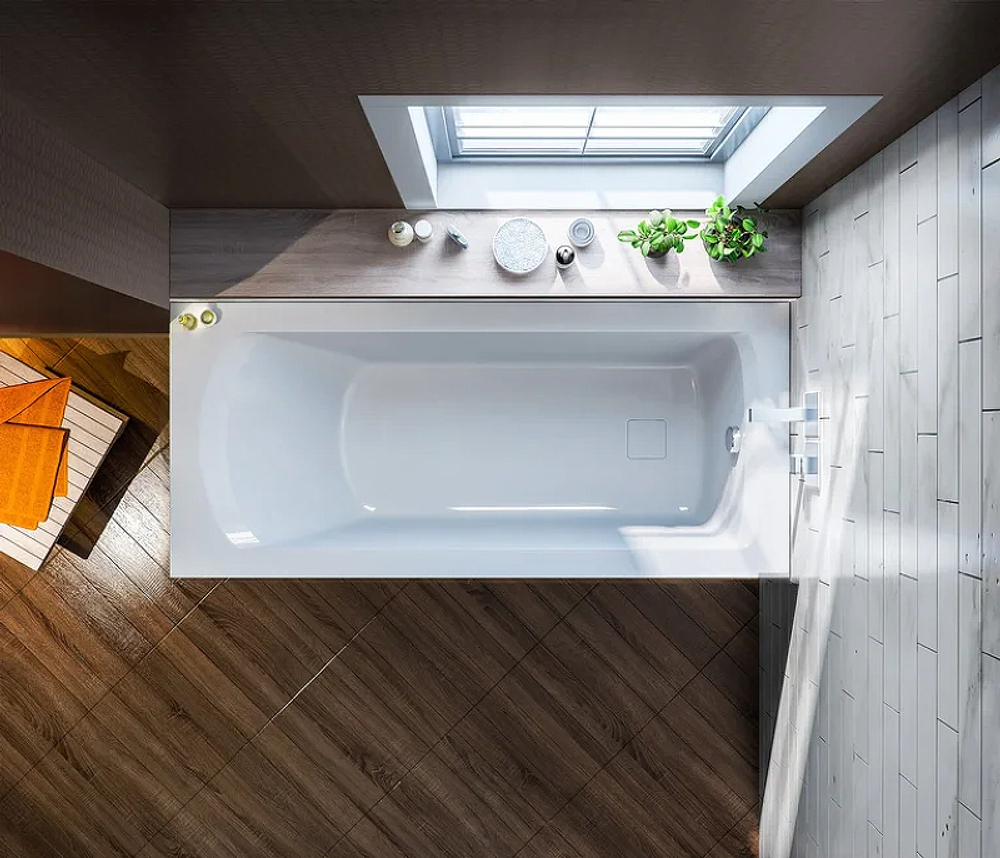 Акриловая ванна Bas (Бас) Аякс 170x70, с каркасом