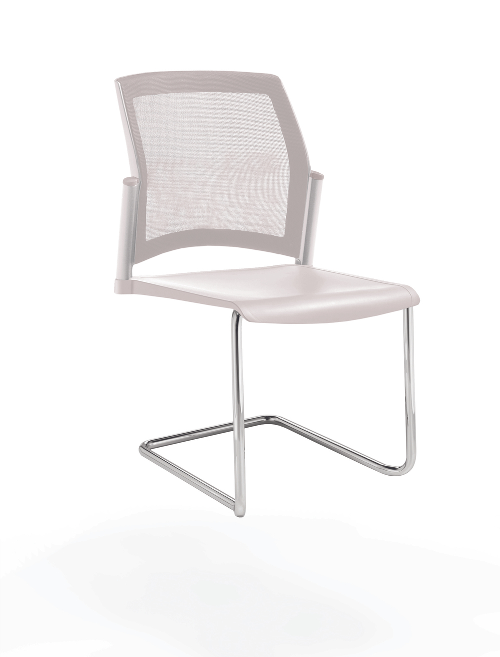 Rewind стул на кантилевере со спинкой-сеткой