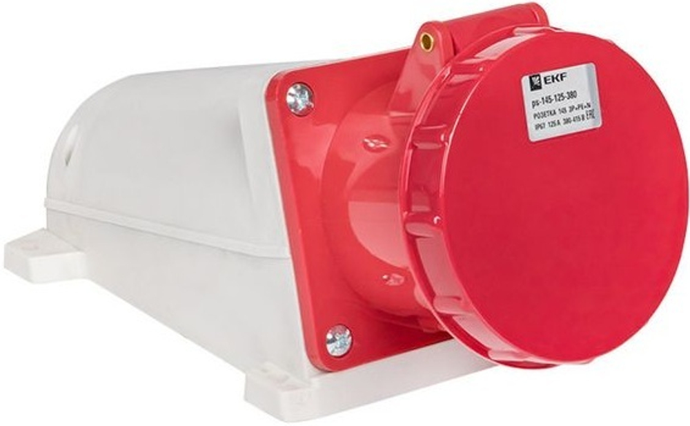 Розетка стационарная наружная EKF ps-145-125-380