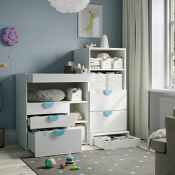 IKEA LEN  (ИКЕА ЛЕН)  -  Коврик, горошек/серый, 133x160 см