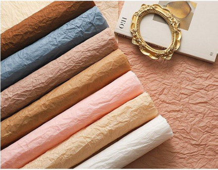 Бумага для творчества, флористики креповая «ЖАТАЯ»