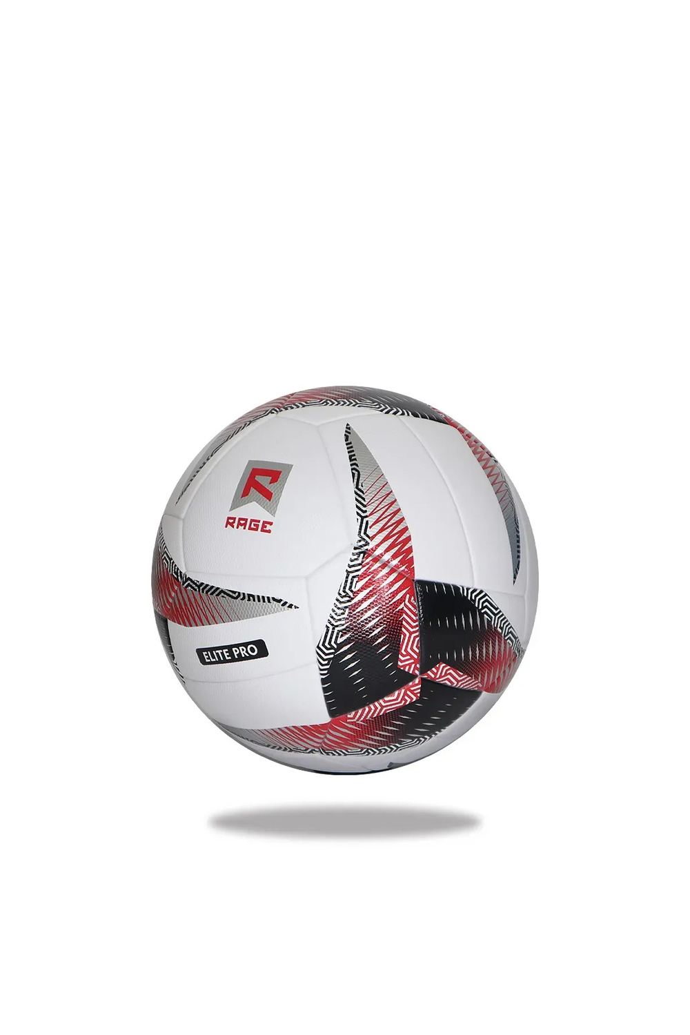 Мяч футбольный RAGE ELITE PRO (FIFA QUALITY PRO) бело-красный р-р 5