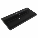 Тумба с раковиной Belbagno MARINO 90 дуб натуральный/черная раковина