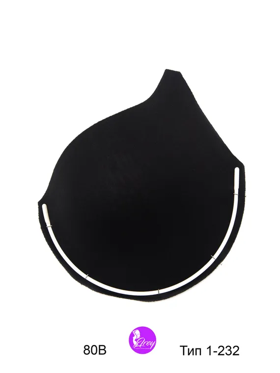 Чашки спейсер АМ-01, 80В-85А-75С-70D, серебристый пион 168