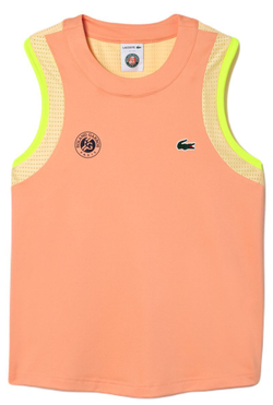 Женский топ теннисный Lacoste Sport Roland Garros T-shirt - peach