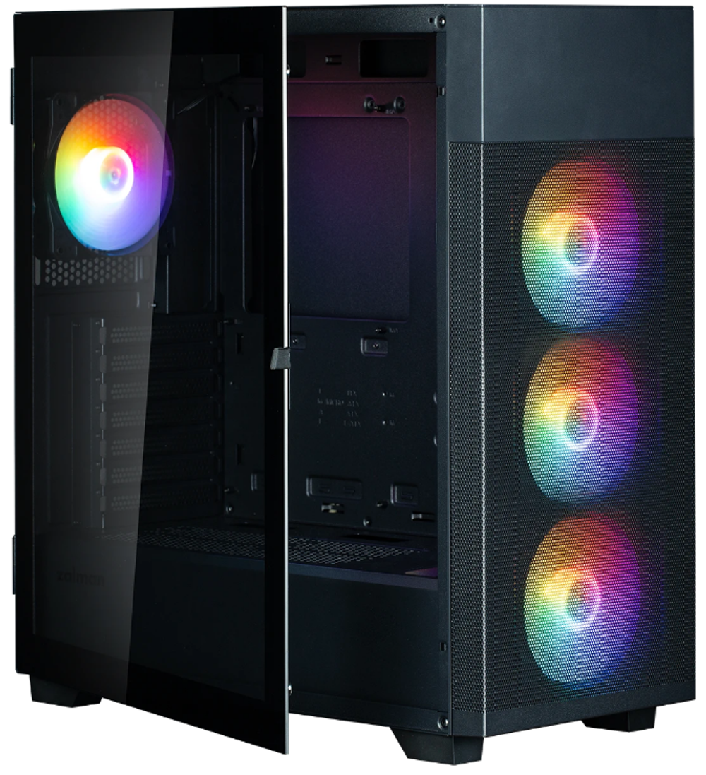 Корпус ATX Zalman S5 NEO Black